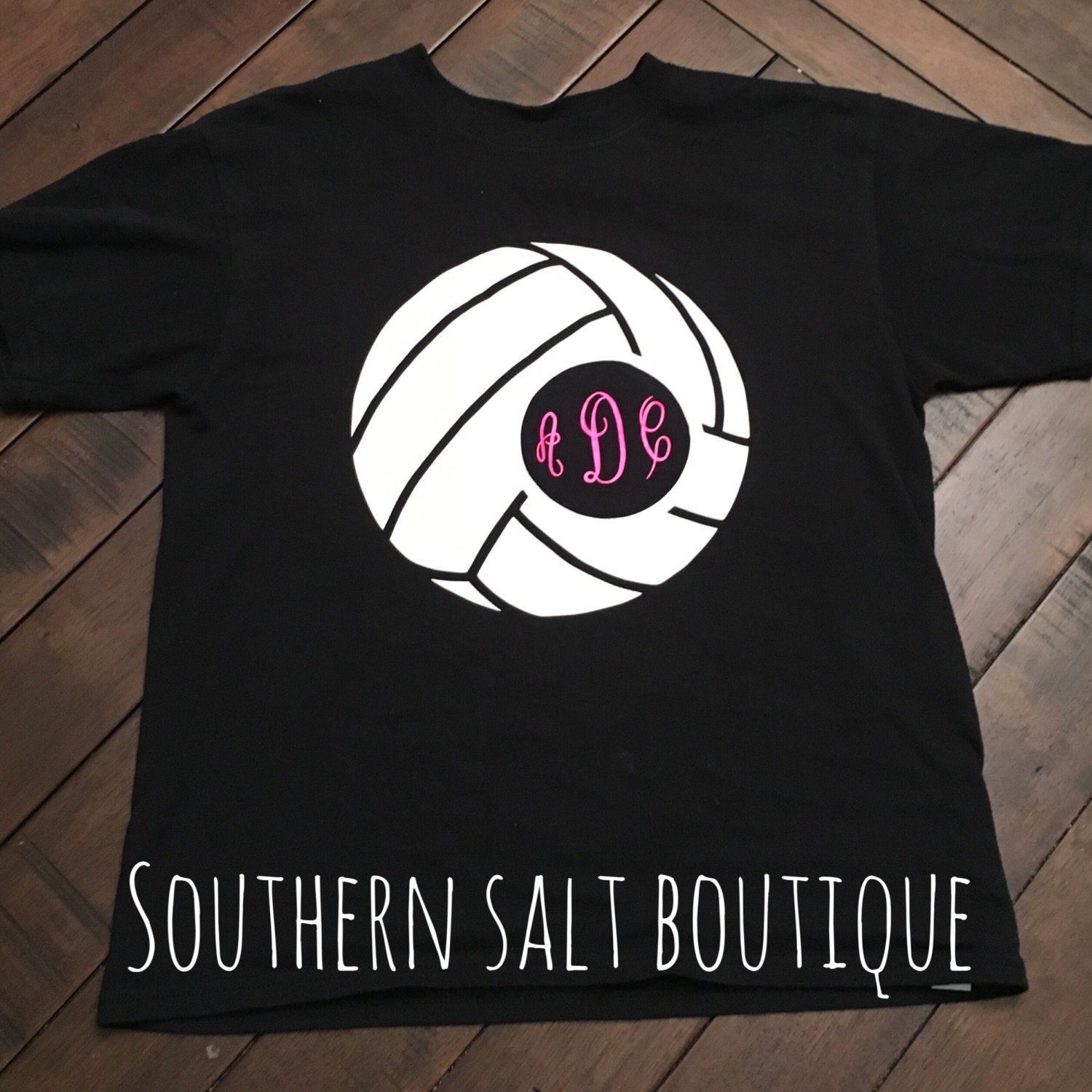 Youth Monogram Volleyball Tee - Sports T-Shirt - southernsaltboutique