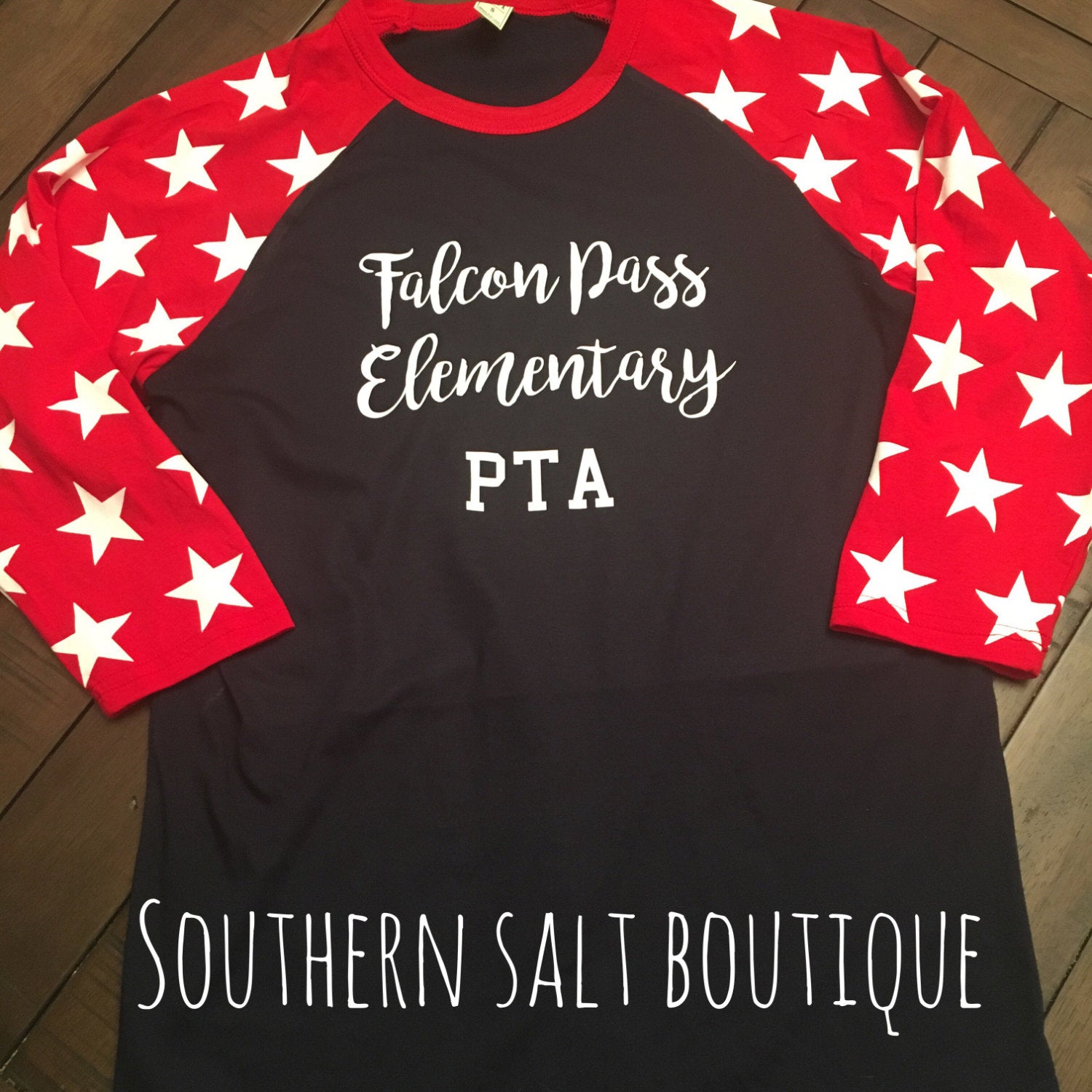 School Spirit T Shirt - PTA shirt - Stars T Shirt - southernsaltboutique