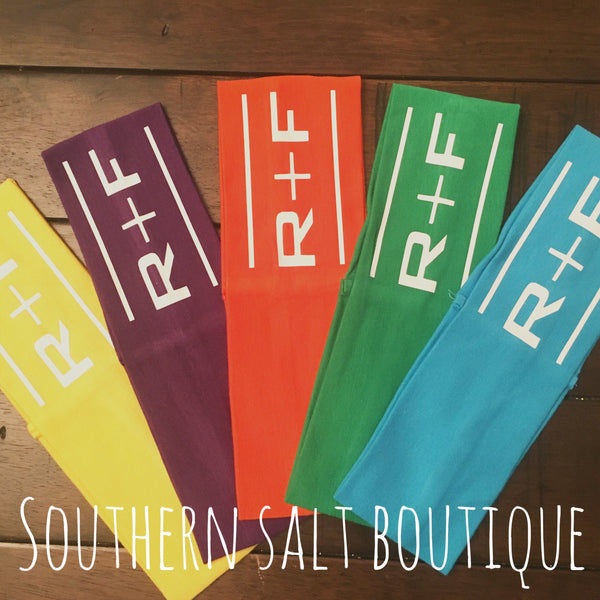 R + F Headband - Customized Headband - southernsaltboutique