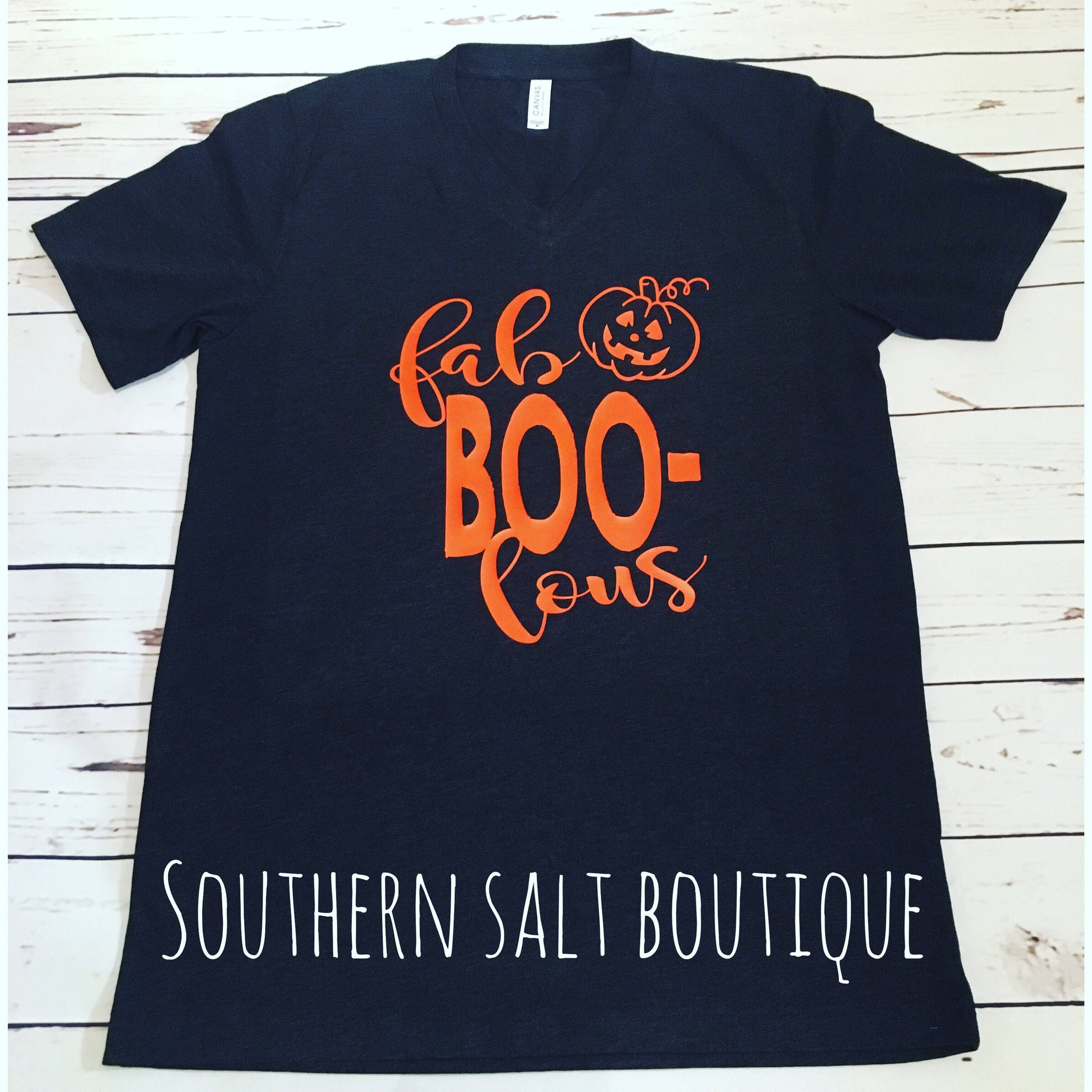 FabBOOlous T Shirt - Halloween Shirt  - Adult Shirt - southernsaltboutique