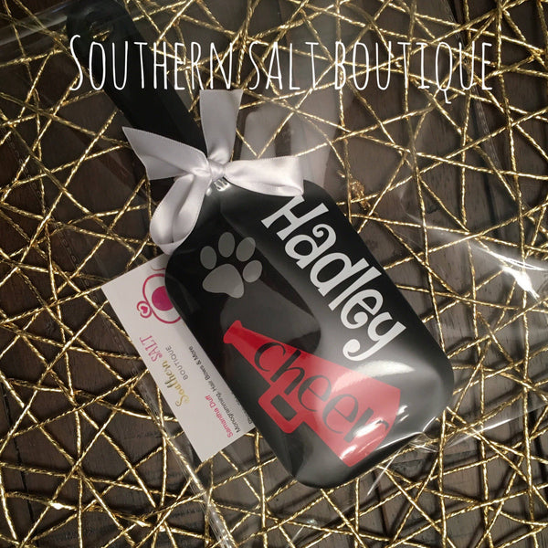 Monogram Brush, Cheer Brush, Personalized Gift - southernsaltboutique