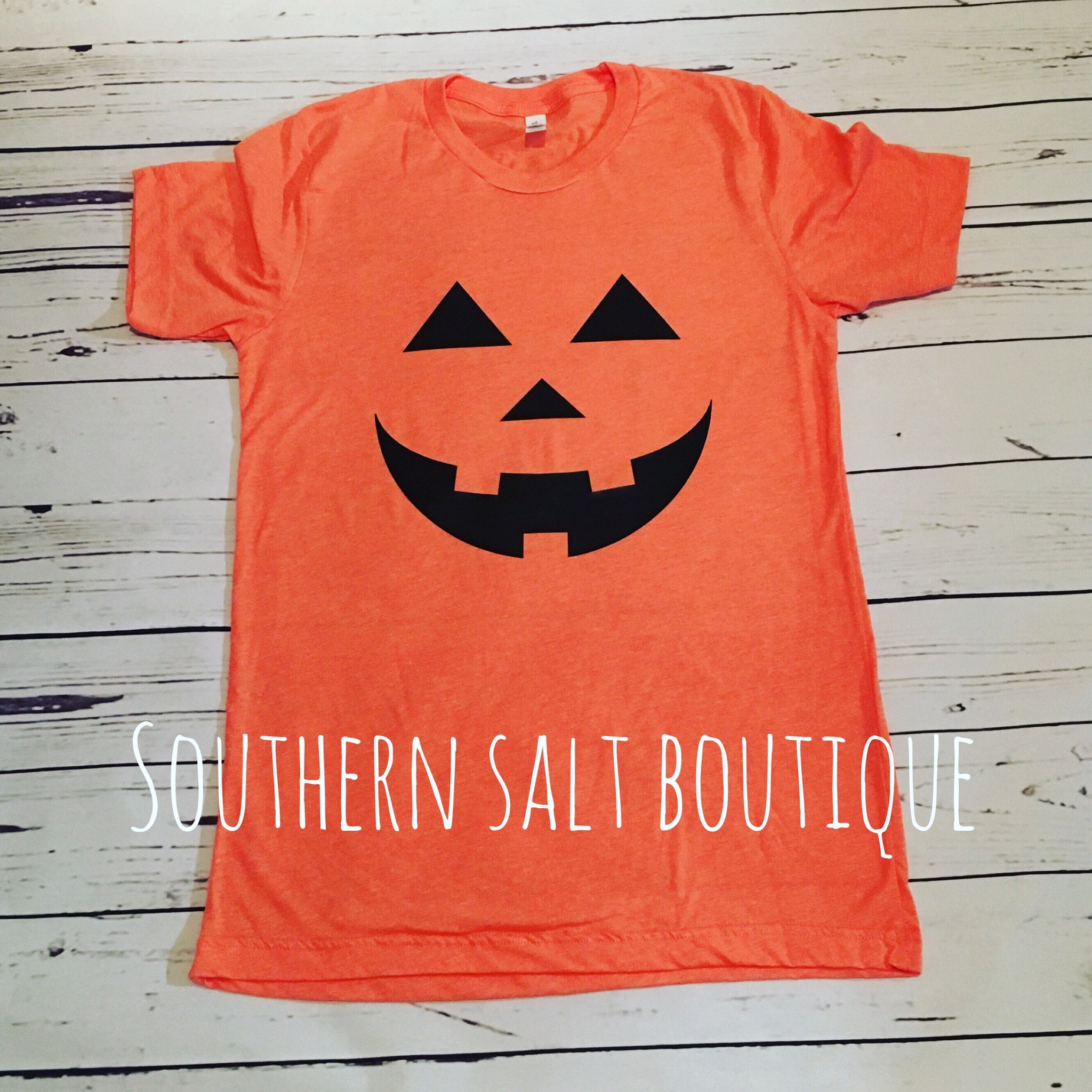 Jack O Lantern T Shirt - Halloween Shirt  - Adult Shirt - southernsaltboutique