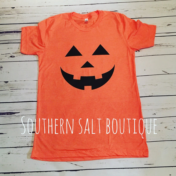 Jack O Lantern T Shirt - Halloween Shirt  - Adult Shirt - southernsaltboutique