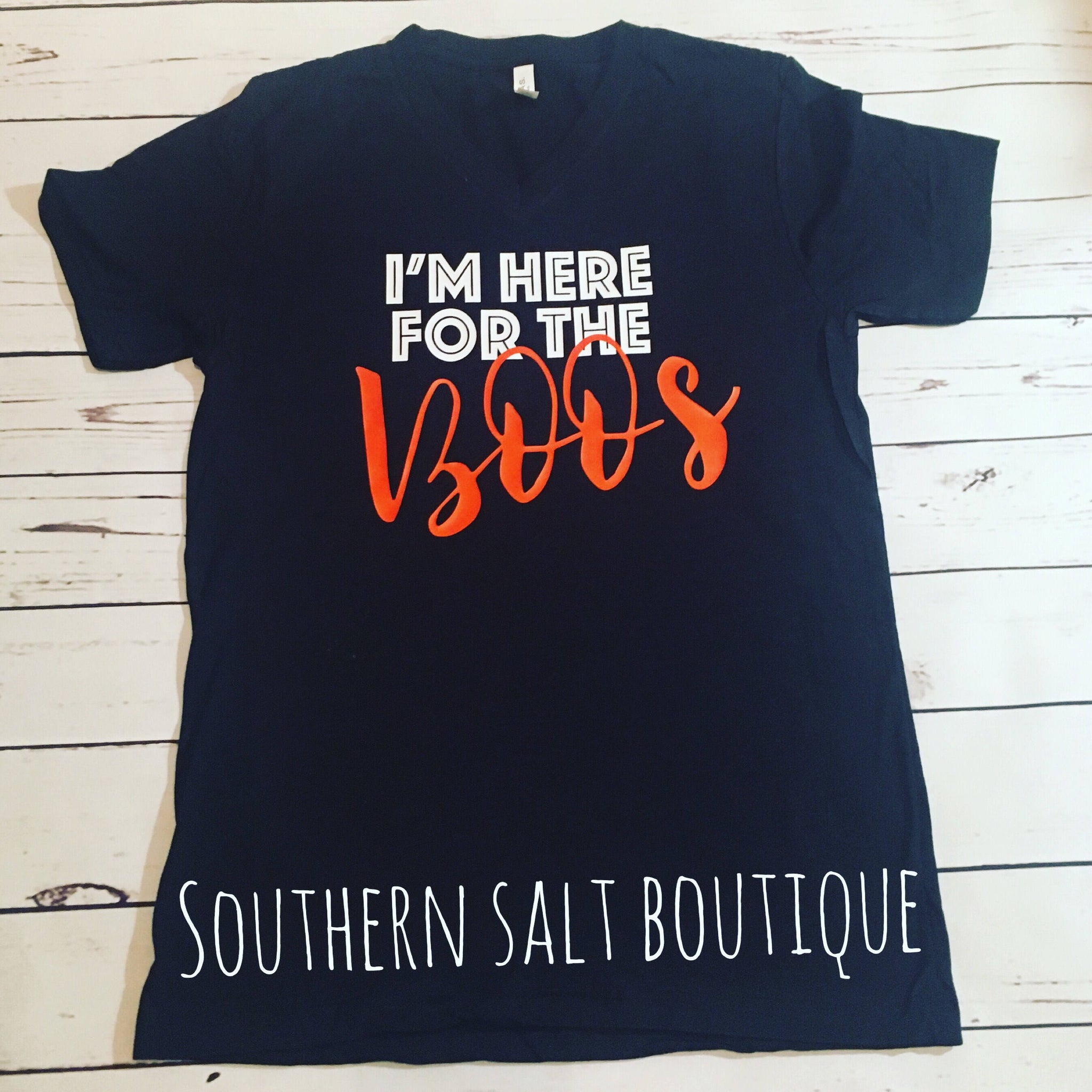 I'm here for the Boos T Shirt - Halloween Shirt  - Adult Shirt - southernsaltboutique